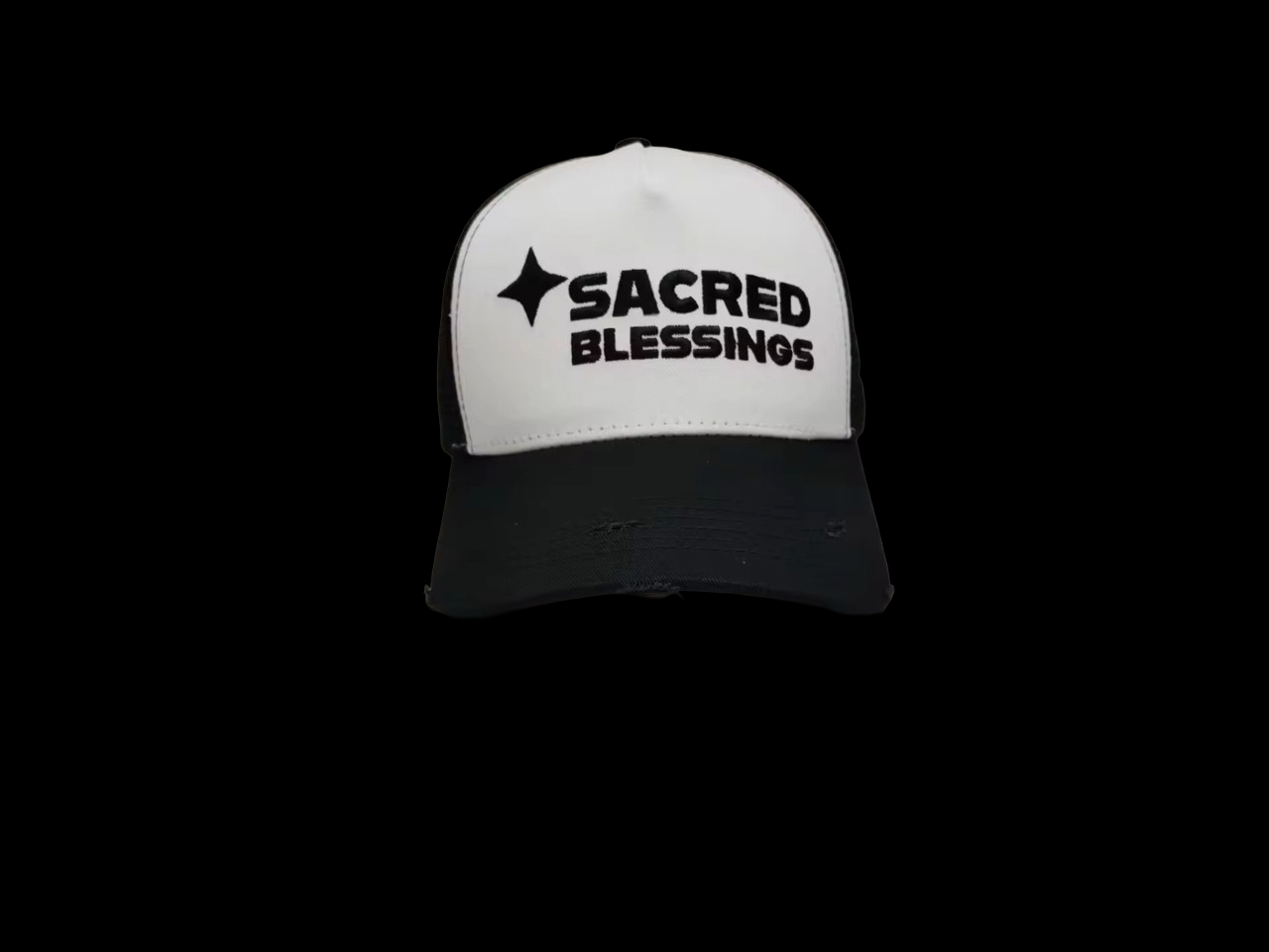 Sacred Blessings 'GENESIS' White Trucker Cap