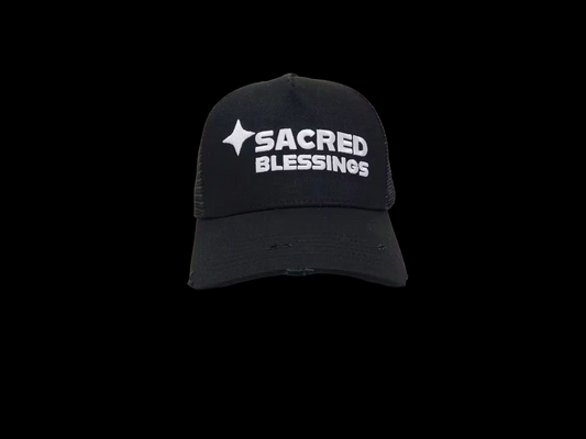Sacred Blessings 'GENESIS' Black Trucker Cap
