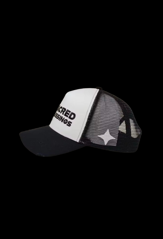 Sacred Blessings 'GENESIS' White Trucker Cap